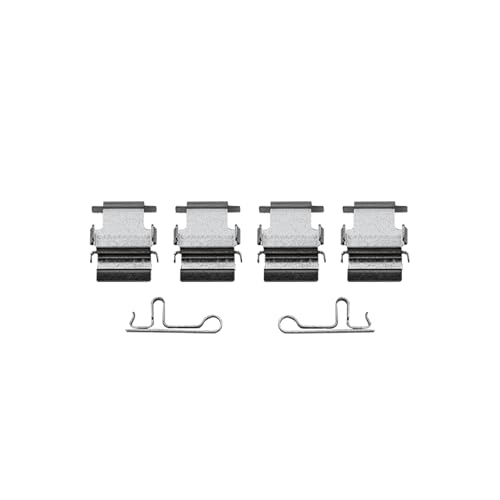 Image of Detroit Axle - Front Brake Pads for 2014-2024 Mitsubishi Mirage, 2017-2024 Mirage G4, Ceramic Brake Pads w /Hardware Replacement