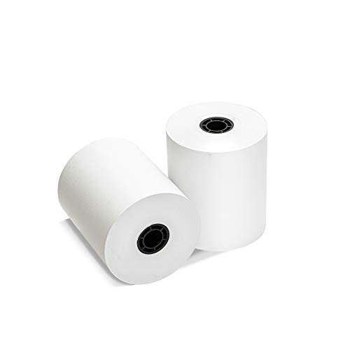 3 1/8 x 230 Thermal Paper Receipt Rolls (50 GSM - Solid Core) Fits All POS Cash Registers Printers, Clover Square Stations, Star Micronics SCP700, TSP100 BPA Free - Premium Grade (30 Rolls)