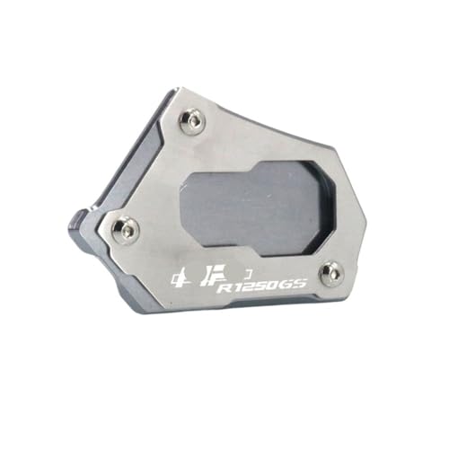 Plaque support latéral béquille pour R1200GS LC en camping et voyage tout-terrain