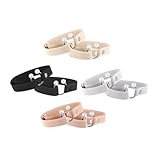VALICLUD 4 Pares cordones antideslizantes en el talón correas de tobillo desmontables sandalias de mujer con plataforma alta cordones elásticos para sandalias zapatos de mujer cordones paño