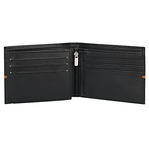 Image of Amicraft PU Leather Gift Combo Set|Gift |Wallet and Belt Gift For Him Light Weight Tan Wallet for Men 6 Card Slots PU Leather Formal & Casual Belt Free Size Upto 42 Inches|(Black)