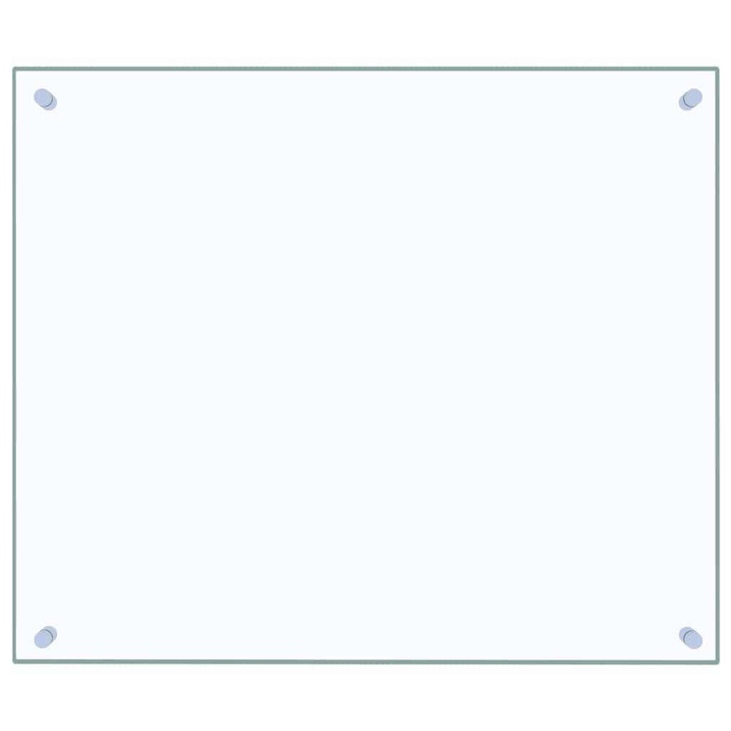 Vidaxl Kitchen Backsplash Wall Panel Transparent 70 X 60 Cm Tempered Glass