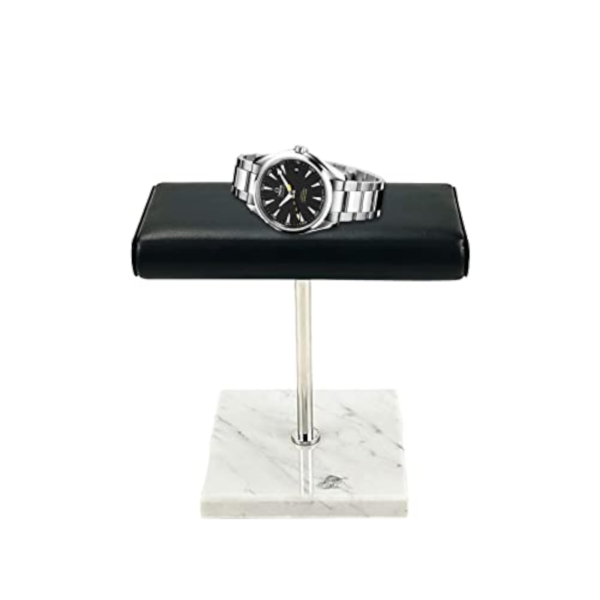 Pu Leather Marble Base Watch Display Stand for All Watches