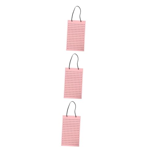 SHERCHPRY 4 Piezas De Bolsa De Almacenamiento De Fieltro para Colgar Gancho De Mano Gancho De Extremos Soporte para Accesorios Puntiagudos Tuerca De Fieltro Filtros Almohadilla