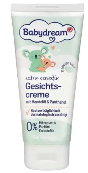 Crema facial extra sensible para bebé, cuidado intensivo para pieles sensibles, 100 ml
