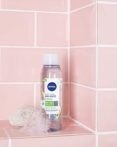Duschgel für trockene Haut von Nivea mit Baumwollblüten-Duft und Bio Argan-Öl