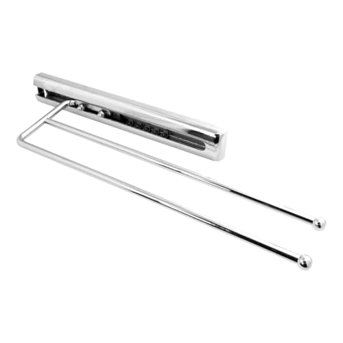 SOTECH Porte-Serviettes Coulissant 2 Bras Chrome Poli Longueur 325 mm (déployé : env. 505 mm) Porte-Serviettes Kesseböhmer
