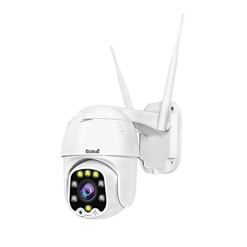 5MP PTZ WiFi IP Security Camera, 5X Zoom HD Surveillance Outdoor Camera, 500ft
