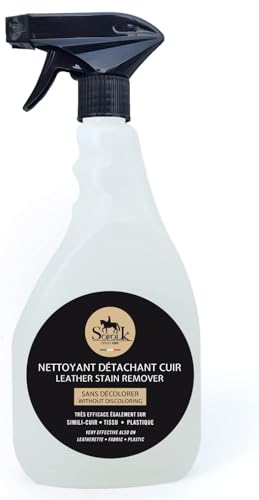 Sofolk - Nettoyant, Détachant, Dégraissant pour Cuir - Entretien - Spray Nettoyant Inodore et Incolore - 750ml