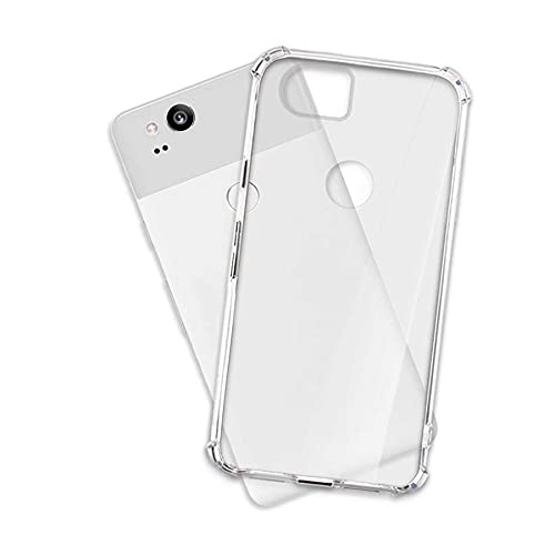 mtb more energy® Hülle Soft Armor für Google Pixel 2 XL (6.0'') - Anti Shock Verstärkung - 1,5mm TPU - Schutz-Hülle Cover Tasche Handyhülle