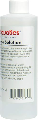 Image of DrTim's Aquatics Ammonium Chloride Aquarium 100% Natural - 8 Oz. (Dr Tims Aquatics Ammonium Chloride | Saltwater Freshwater and Reef Aquariums, 100% Natural, 8 Oz)