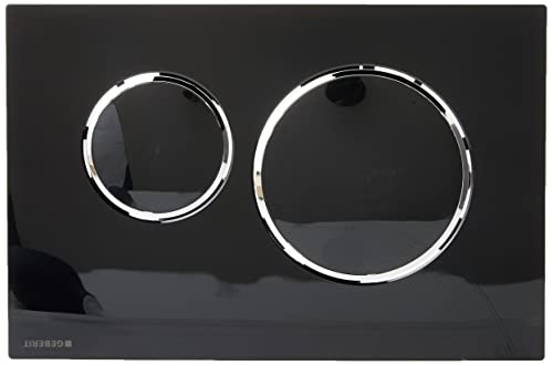GEBERIT 115.882.KM.1 Pulsador, Negro