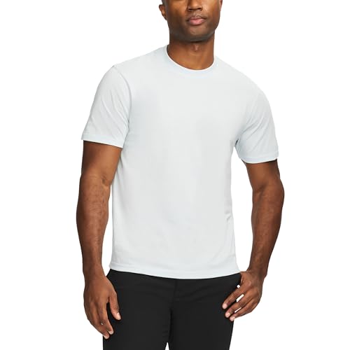 SAKS FIFTH AVENUE Men’s Short Sleeve Cotton‑Blend Knit Crewneck T‑Shirt Lt Blue by SAKS FIFTH AVENUE - Used condition - US$15.75