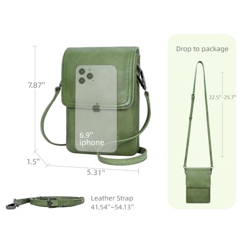 Image of Iswee Rfid Blocking Small Crossbody Bag for Women Travel Classic Style