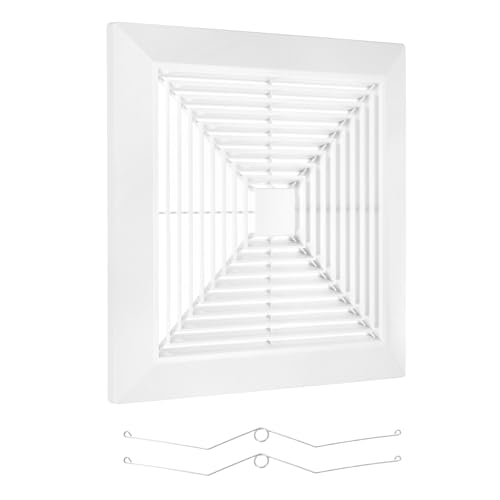 PATIKIL 14x14 Inch Bathroom Exhaust Fan Cover, ABS Plastic Fan