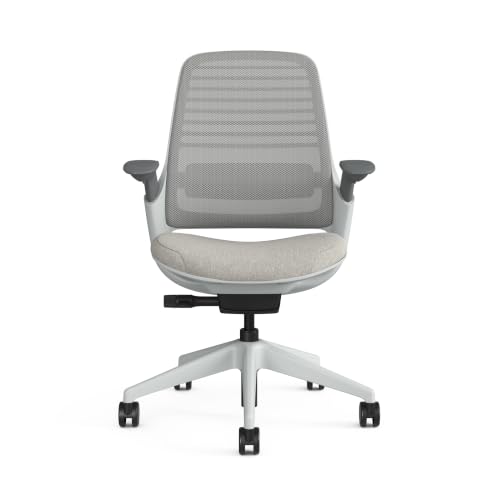 Image of Steelcase Series 1 Ergonomic Office Chair | Adjustable Lumbar Support, 4D Arms, LiveBack System | Weight-Activated Recline | 12-Year Warranty