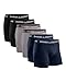 Produktbild DANISH ENDURANCE Herren Boxershorts, 6 Pack, Retroshorts aus weicher Baumwolle (Mehrfarbig (2X Schwarz, 2X Grau, 2X Marineblau), Large)