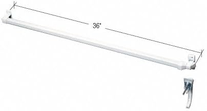CRL CRL White Screen and Storm Door Touch Bar Latch