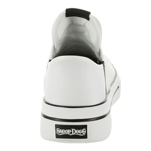 Image of Skechers x Snoop Dogg Snoop One-Boss Life Men's Slip On, 11.5 D(M) US, White
