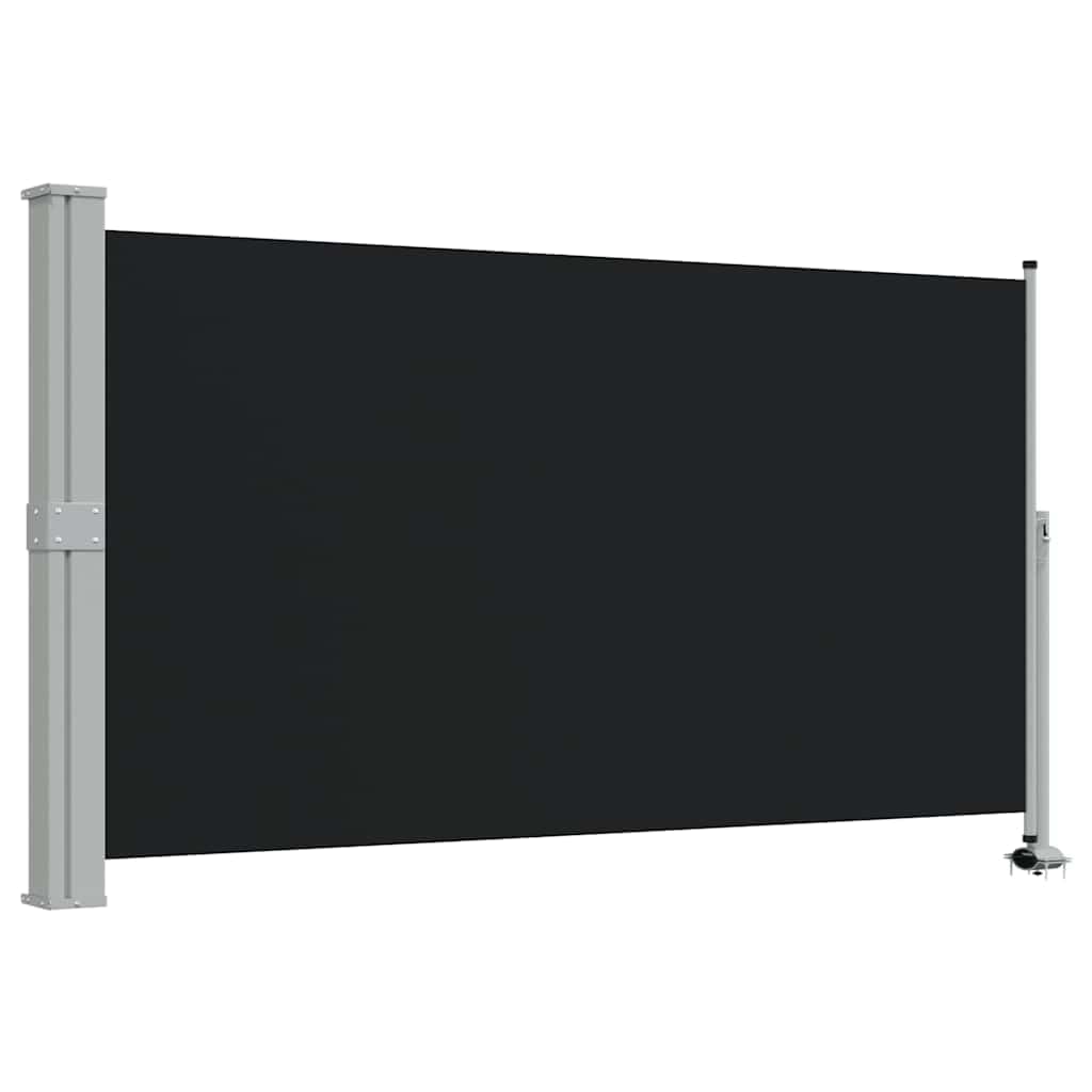 vidaXL Patio Retractable Side Awning 140x300cm Black Garden Screen Canopy โ image 1