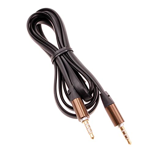 Cable Auxiliar 3.5mm Aux Flat 3ft Tangle Free miniatura 1
