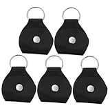 LIGIGWASH 5 pièces Porte-médiators Guitare Cuir PU Léger et Compact Sac de Rangement Po...