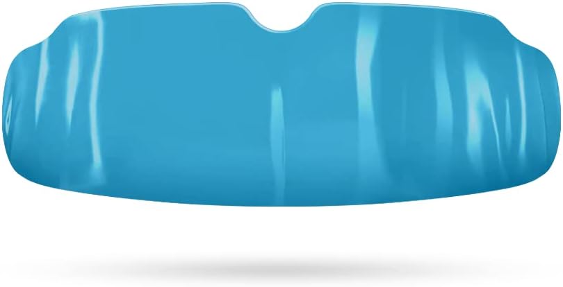 Impact QuickFit Sports Mouthguard – Moldable Boil and Bite Mouth Guard for Boxing, MMA, Football, LAX, Hockey, Jiu-Jitsu – Breathable Athletic Mouthguard (Light Blue, Adult 14+ Years)