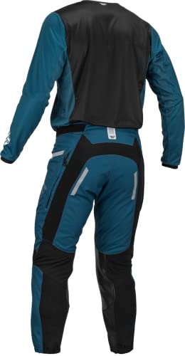 Fly Racing 2023 Patrol Slate Blue/Black Adult Moto Gear Set - (In the Boot) Pant and Jersey Combo