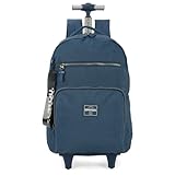 Kit Mochila de Rodinha masculina juvenil Up4you 51614 (AZUL)