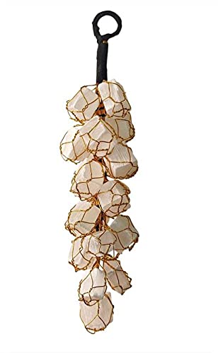 Maitri Export Natural Crystal- Vastu Door Hanging - Gives Protection from Negative Energies and Evil Eyes (Selenite) (B0974S2B9R) Amazon Price History, Amazon Price Tracker