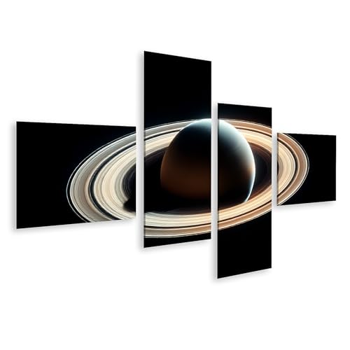 Tableau sur toile Saturne pour raviver un mur terne grâce à l'espace profond