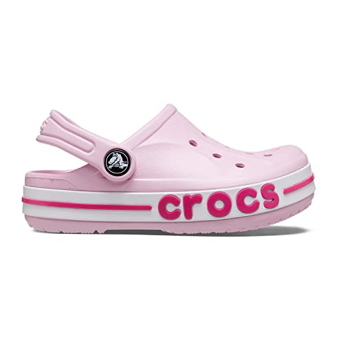 Crocs Kids' Bayaband Clog, Ballerina Pink/Candy Pink, 5 Us Unisex Toddler #TOP2