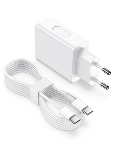 45W Schnellladegerät Ladekabel Komplett-Set für Samsung Galaxy S25 S24 S23 Ultra, A55 A54, Inkl. USB-C Netzteil & 2M Kabel, Super Fast Charging