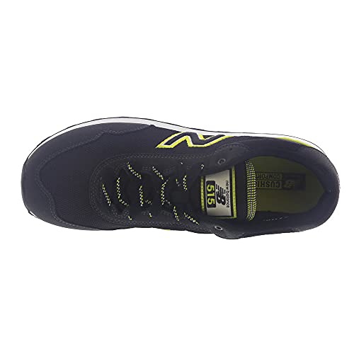 Image of New Balance Men's 515 V3 Sneaker, Black /Sulphur Yellow, 14 Wide