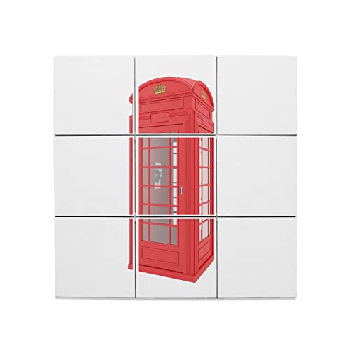 Carreaux céramique décoratifs Londres 15x15 cm pour faïence murale rétro