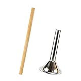 VINTORKY 2 Teiliges Wurstwerkzeug Set Fleisch Elektrisch Füllmaschine Fleischwolf Kleiner Wurstmacher Füller Manueller Fleischwolf Mühlen Rohrwurstherstellungsset Aus Holz