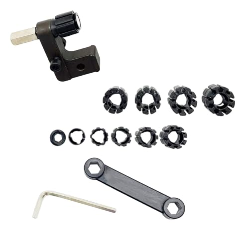 Abrazadera de anillos con soporte bola ajustable para joyería 5