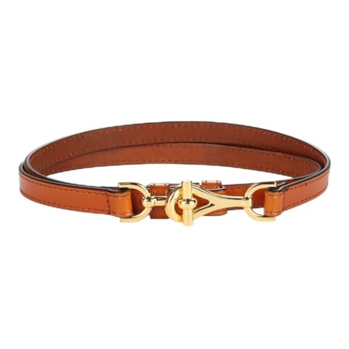 Cowhide Belt For Women's Dress Coat Sweater Retro Decoration Shirt Suit Waist Belt