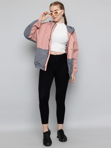 Image of CHKOKKO Sunscreen Jacket for Women Hooded Zipper Sports Jacket | UV Protection | Sun Protective | Lightweight Water Resistant | Riding Biker | Outdoor Travel Gym Running