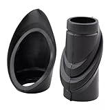 Antenna Rubber Seal Part Grommet Lower Upper for Mercedes-Benz SL500 1994-2002 Antenna Rubber Gasket Seal Grommet Replace for Mercedes-Benz SL600 1994-2002 A1248270898 A1248270798 2Pcs Black