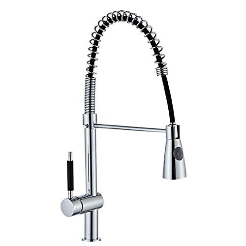 Grifo de grifo de toque de cocina caliente y frío 360 ° rotación universal multifunción primavera cepillada de latón toques de cocina de cocina