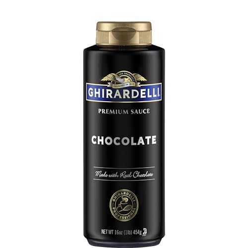 Ghirardelli Chocolate Flavored Sauce, Chocolate, 16- Ounce Bottles (Pack of 6)