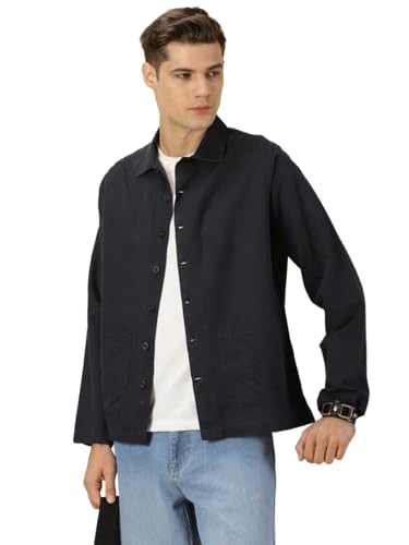 Image of Thomas Scott Men's | Solid | Full Sleeve | Regular Fit | 100% Cotton | Double Pocket | Spread Collar | Casual Shirt