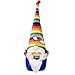 Arcobaleno Gnome bambola senza volto Goblin peluche mini del Goblin pupazzo di pezza regalo colorato Home Office Decorazione per i bambini