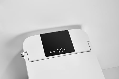 Faucet DFIF405W Smart Toilet, Inodoro inteligente todo en uno sin tanque con bidé, panel digital de control, blanco miniatura 5