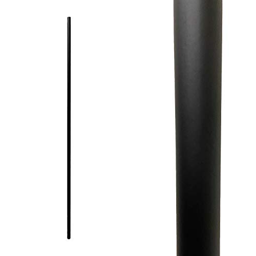 Iron Stair Balusters 5/8" Round X 44" Long, Classic, Hollow, Black Powder Coated - 30Pcs - (Satin Black) - Dh-28 #TOP10