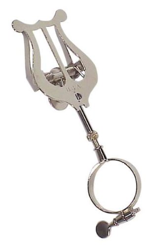 Lyre de fanfare pour clarinette avec anneau de fixation réglable en métal