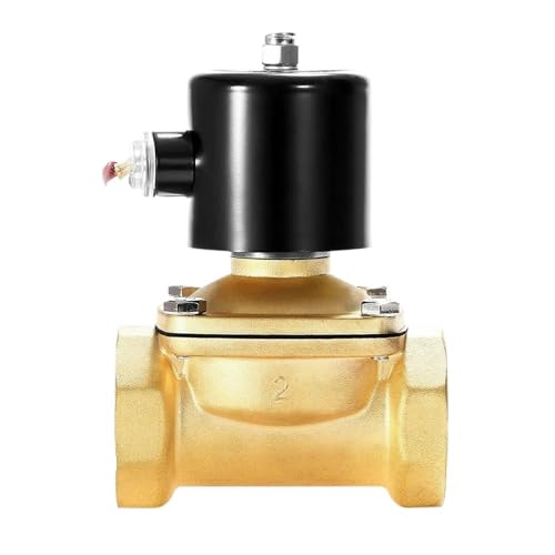 Électrovanne normalement fermée DN40 vanne électrique 1.5 pouce NPT filetée 12V DC - 4