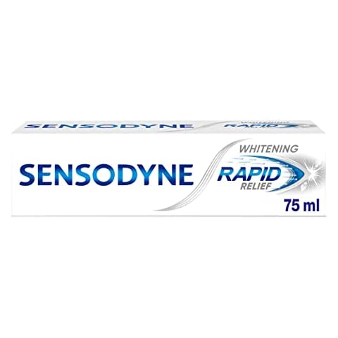 Sensodyne Rapid Relief Teeth Whitening Toothpaste, 75 ml Cover