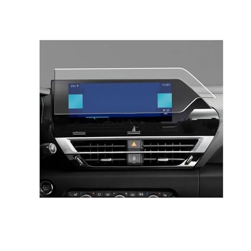 Protection d'écran en verre trempé 10 pouces premium pour Citroën C4 2021-2025